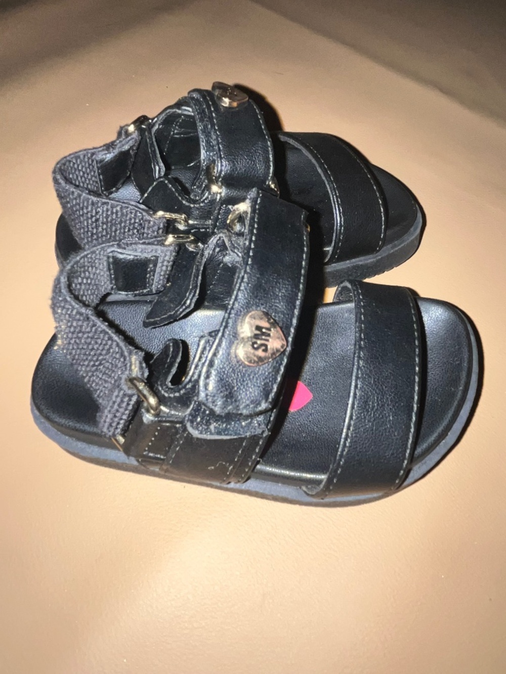 Steve Madden C5 Black Sandals